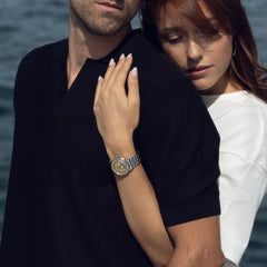 Raymond Weil Millesime Moonphase 35 mm, honey dial 2145-ST-10001
