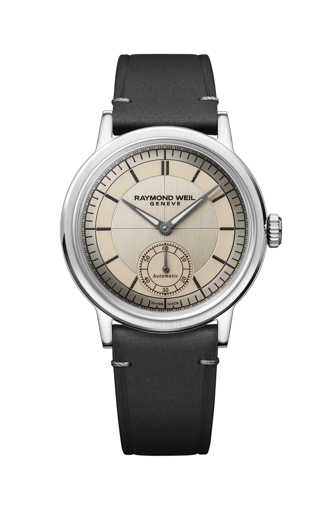Raymond Weil Millesime Small Seconds 39 mm, champagne dial 2930-STC-11001