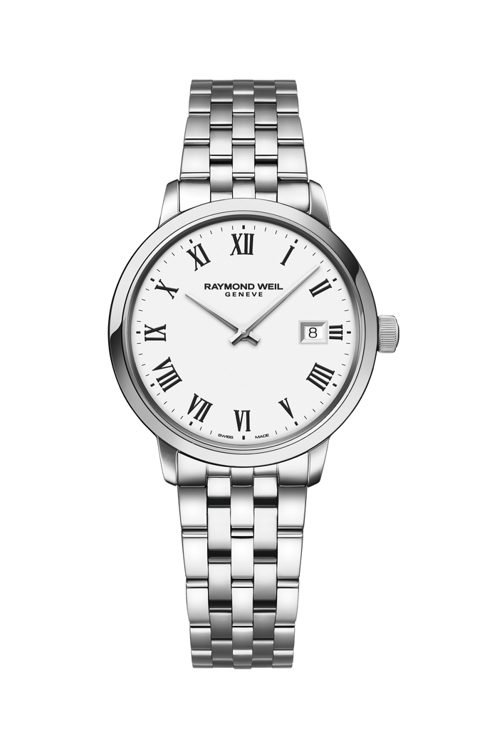 Raymond Weil Toccata Classic 29 mm, white dial 5985-ST-00300
