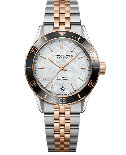 Freelancer Diver Rose Gold PVD Two-Tone Bracelet Watch, 36mm 2755-S51-97001