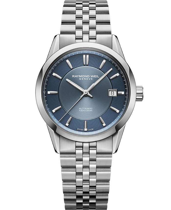 Freelancer Automatic Blue Dial Stainless Steel Bracelet Watch, 38 mm 2771-ST-50051