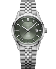 Freelancer Automatic Olive Green Dial Stainless Steel Bracelet Watch, 38 mm 2771-ST-52051