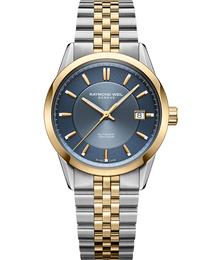 Freelancer Automatic Blue Dial Stainless Steel Two-tone Bracelet Watch, 38 mm 2771-STP-50051