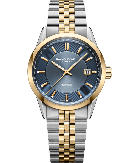 Freelancer Automatic Blue Dial Stainless Steel Two-tone Bracelet Watch, 38 mm 2771-STP-50051