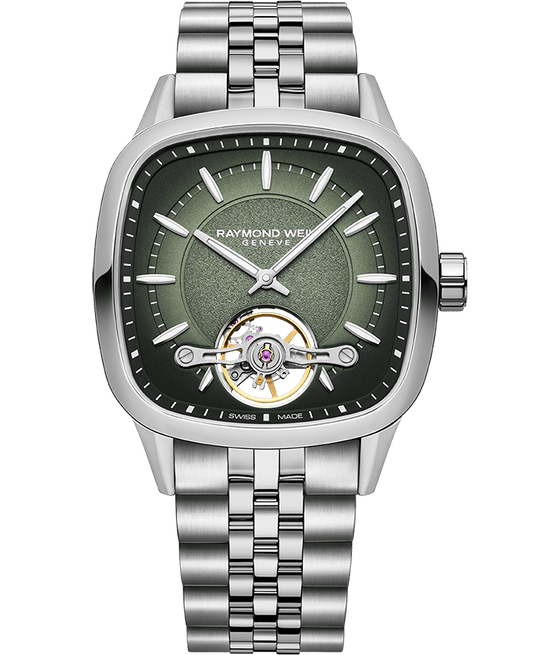 Freelancer Men's Calibre RW1212 Automatic Green Dial Bracelet Watch, 40 x 40mm 2790-ST-52051