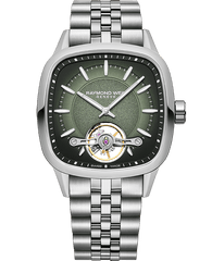 Freelancer Men's Calibre RW1212 Automatic Green Dial Bracelet Watch, 40 x 40mm 2790-ST-52051