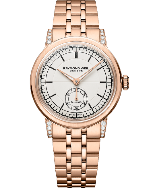 Millesime Automatic Small Seconds Diamonds Watch, 35mm