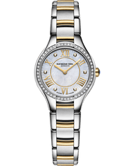 Noemia Ladies 56 Diamond Quartz Mother-of-Pearl Dial Two-Tone Bracelet Watch, 24mm 5124-S2P-00966