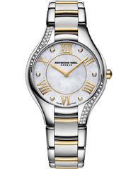 Noemia Ladies 42 Diamond Quartz Mother-of-Pearl Dial Two-Tone Bracelet Watch, 32mm 5132-S1P-00966