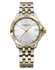 Tango Ladies Quartz White Dial Two-Tone Bracelet Watch, 30mm 5960-STP-30041