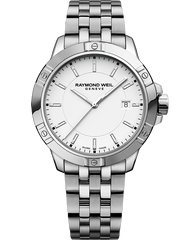 Tango Men's Quartz White Dial Bracelet Watch, 41mm 8160-ST-30041