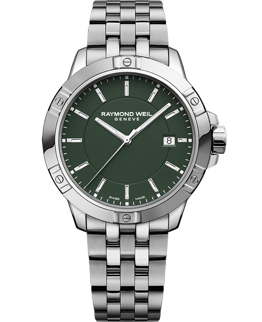 Tango Men's Quartz Green Dial Bracelet Watch, 41mm 8160-ST-52041