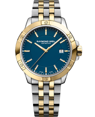 Tango Men's Quartz Blue Dial Two-Tone Bracelet Watch, 41mm 8160-STP-50041