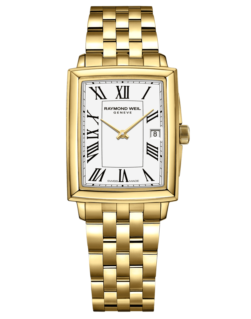 Toccata Ladies Quartz White Dial Gold PVD Bracelet Watch, 22.6 x 28.1mm 5925-P-00300