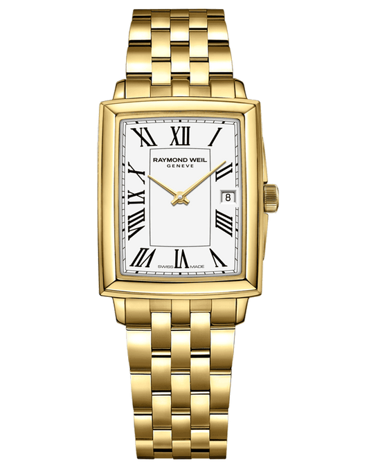 Toccata Ladies Quartz White Dial Gold PVD Bracelet Watch, 22.6 x 28.1mm 5925-P-00300