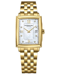 Toccata Ladies Diamond Mother-of-Pearl Dial Gold PVD Bracelet Watch, 22.6 x 28.1mm 5925-P-00995