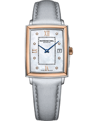 Toccata Ladies Mother-Of-Pearl Dial Quartz Leather Strap Watch with Diamonds, 22.6 x 28.1mm 5925-SC5-00995