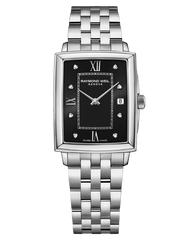 Toccata Ladies Diamond Black Dial Bracelet Watch, 22.6 x 28.1mm 5925-ST-00295