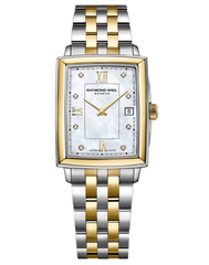 Toccata Ladies Diamond Mother-of-Pearl Dial Two-Tone Bracelet Watch, 22.6 x 28.1mm 5925-STP-00995