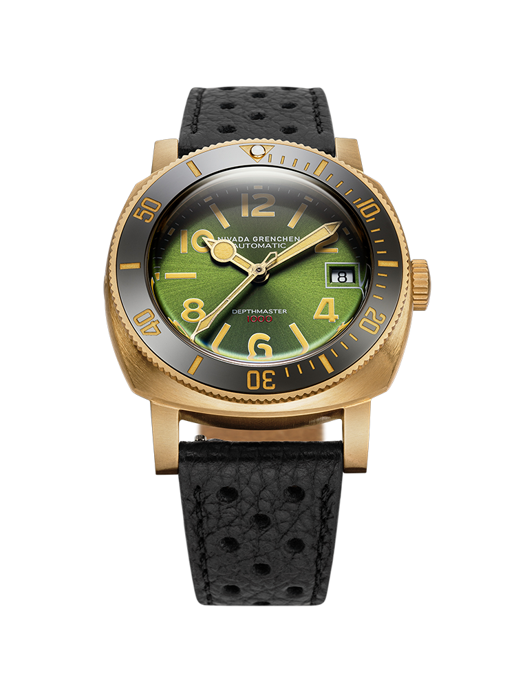 nivada-depthmaster-bronze-green-14132a10