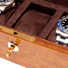 Heritage Five Watch box -  Burr Walnut L274