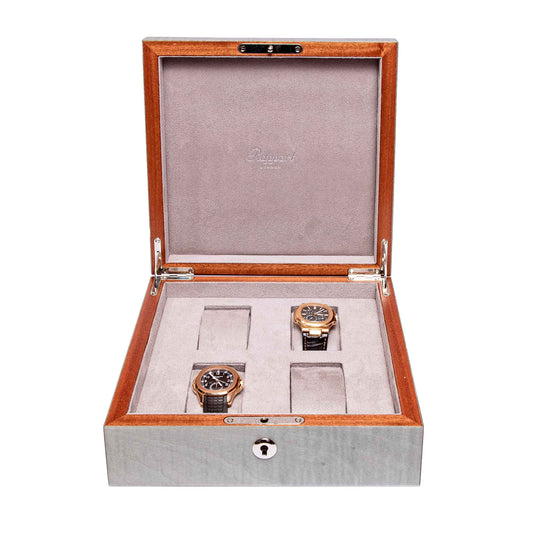 Heritage Chroma Four Watch Box - Grey L415