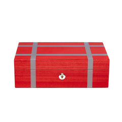 Carnaby Watch and Jewellery Box - Red J167