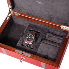 Carnaby Watch and Jewellery Box - Red J167