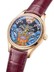 Métiers d'Art Tribute to traditional symbols - Eternal flow 2400A/000R-H024 38 mm Pink Gold