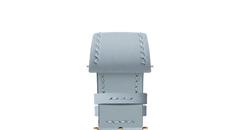 Baby Blue Rubberised Leather (Smooth) Slim Strap