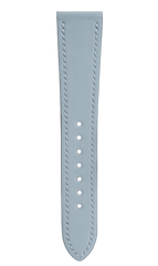 Baby Blue Rubberised Leather (Smooth) Slim Strap