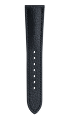 Black Rubberised Leather (Togo) Signature Strap