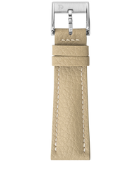 Cream Rubberised Leather (Togo) Signature Strap