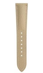 Cream Rubberised Leather (Togo) Signature Strap