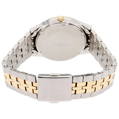 Seiko Solar White Dial Men's Watch SNE032