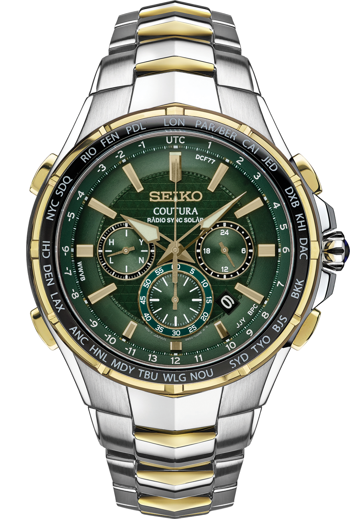 Seiko Coutura Radio Sync Solar Chronograph SSG022