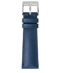Navy Saffiano Signature Strap