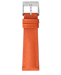 Orange Saffiano Signature Strap