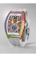 Cvstos SEALINER PS THIRTY6 5N RED GOLD RAINBOW SNOW SETTING C00103.3625003