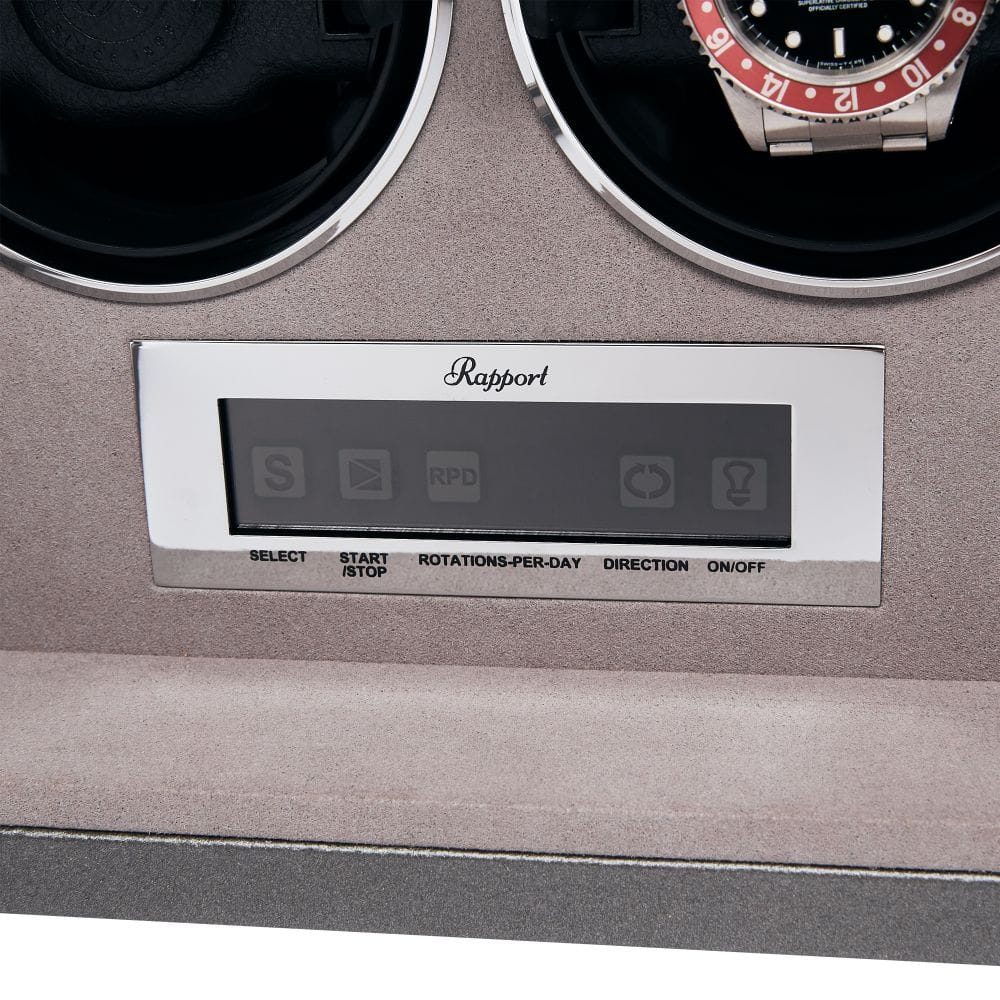 Quantum Duo Watch Winder - Silver W622