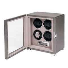 Quantum Quad Watch Winder - Silver W624