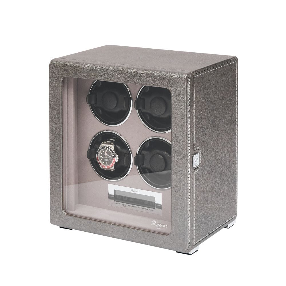 Quantum Quad Watch Winder - Silver W624