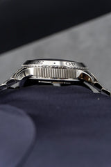 Breguet Marine chrono diver bezel Steel bracelet grey dial pre owned watch 3810