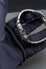 Concord Pre-owned Lady Concord 18k white gold diamond bezel and mop dial 978970