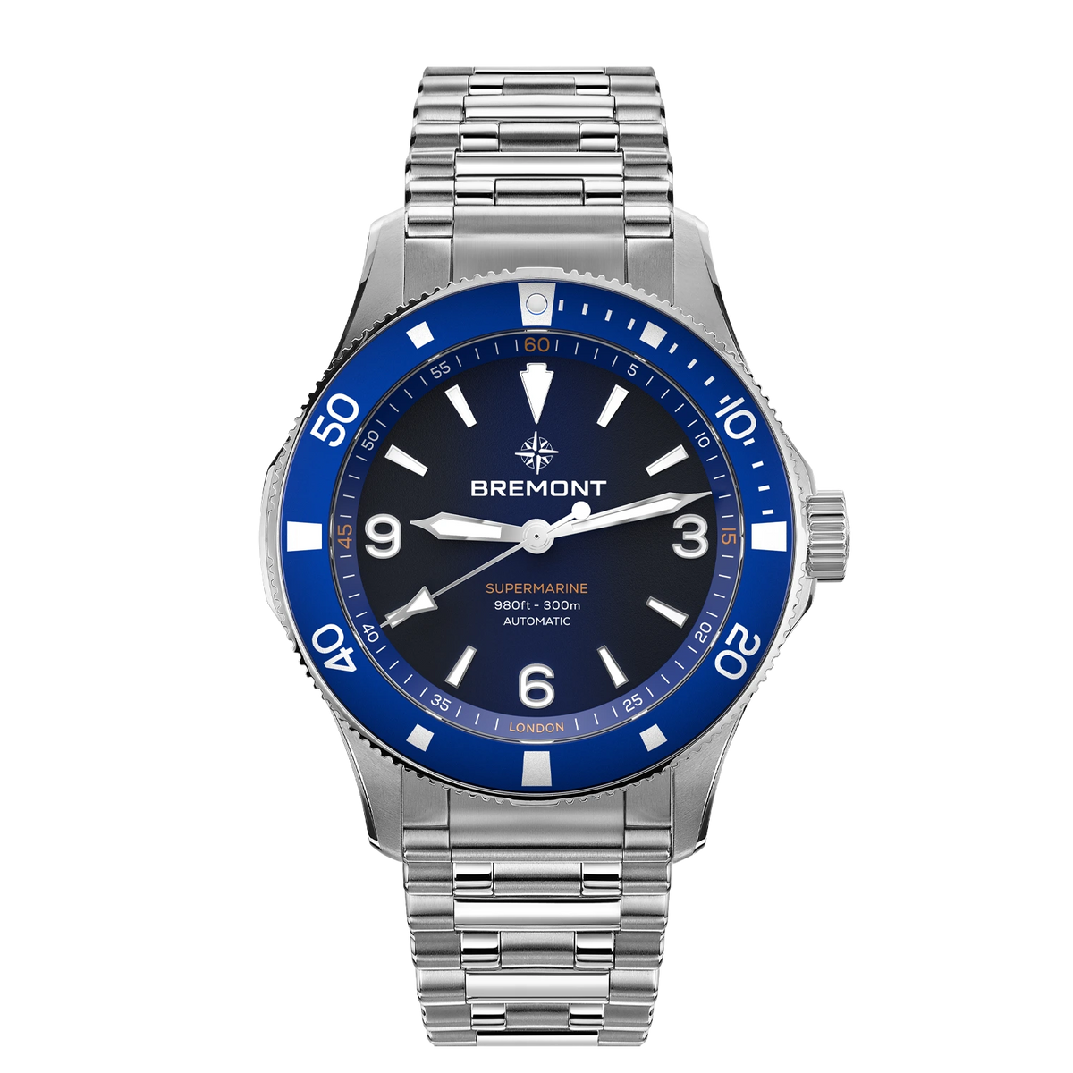 Bremont Supermarine 300M SM40-ND-SS-BL-B