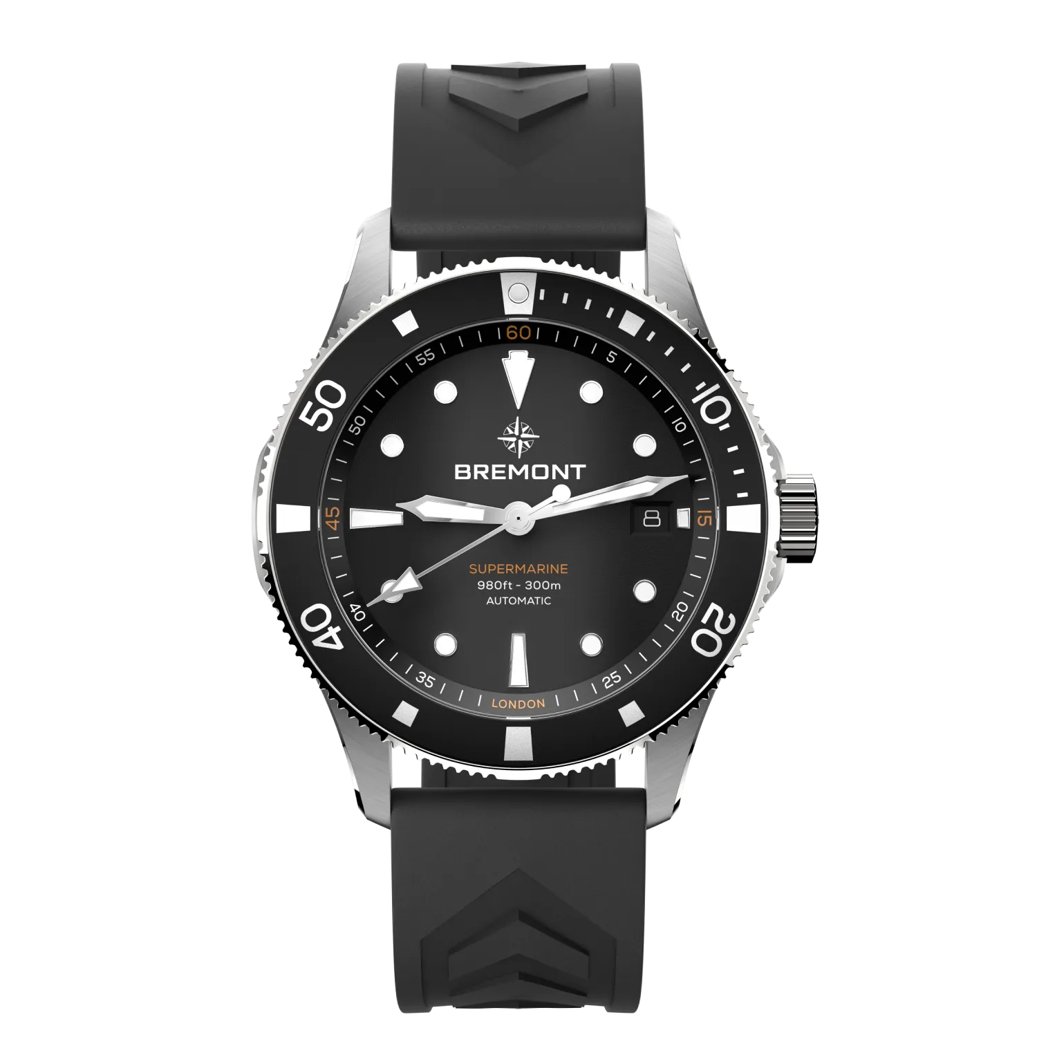 Bremont Supermarine 300M Date SM40-DT-SS-BK-R-S