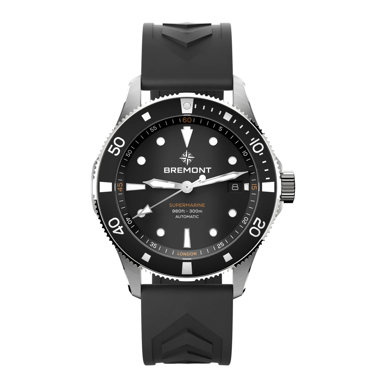 Bremont Supermarine 300M Date SM40-DT-SS-BK-R-S