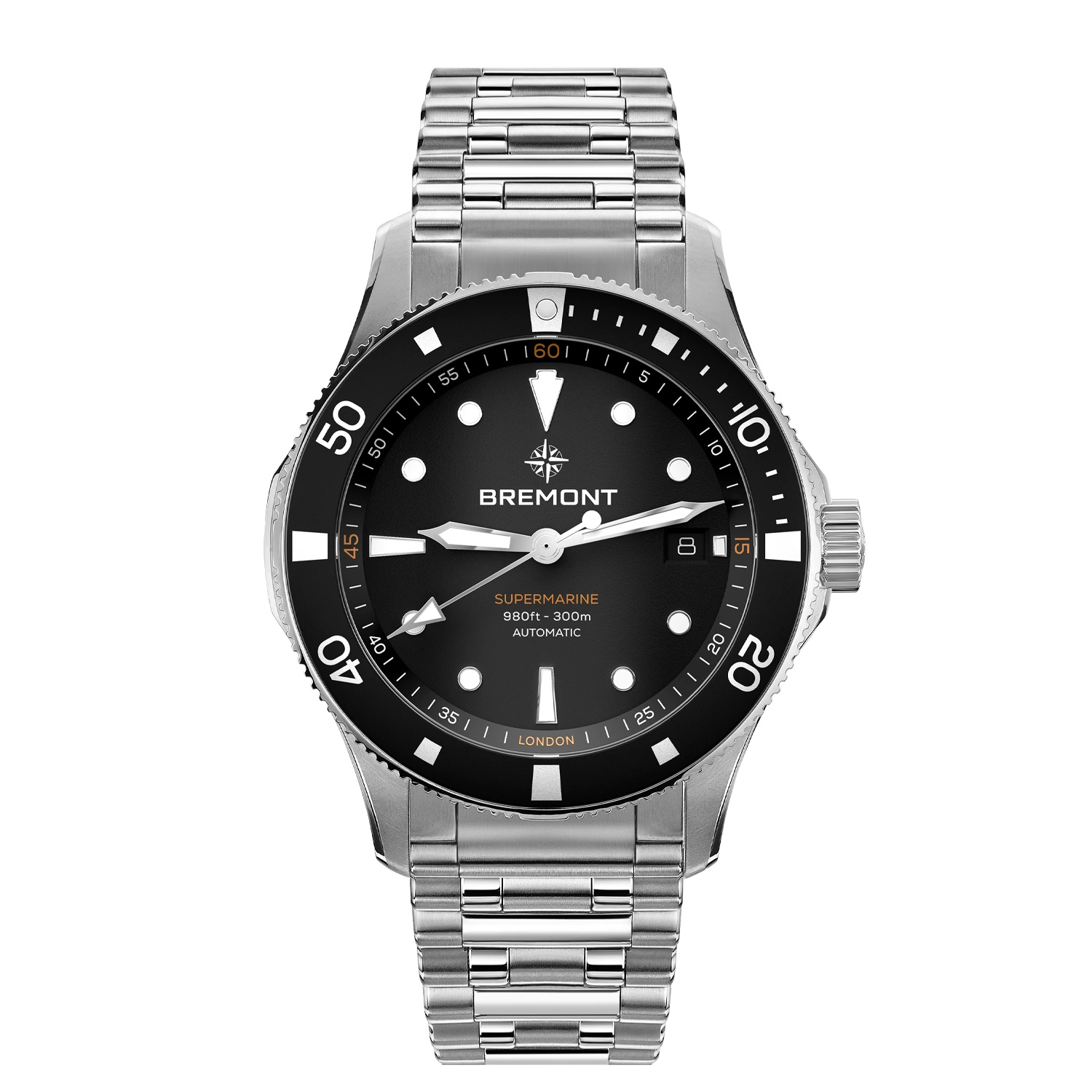 Bremont Supermarine 300M Date SM40-DT-SS-BK-B