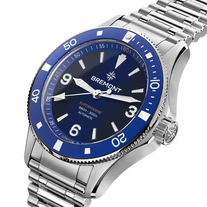 Bremont Supermarine 300M SM40-ND-SS-BL-B