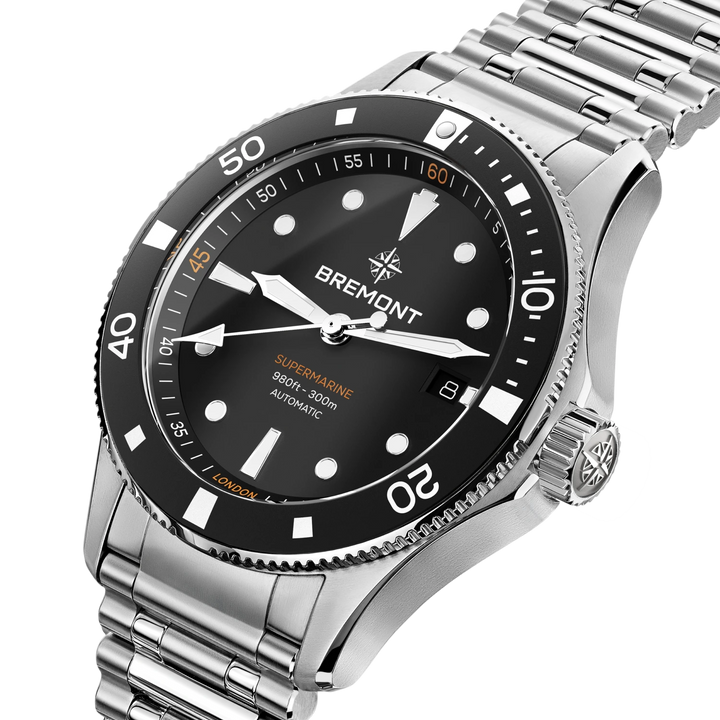 Bremont Supermarine 300M Date SM40-DT-SS-BK-B